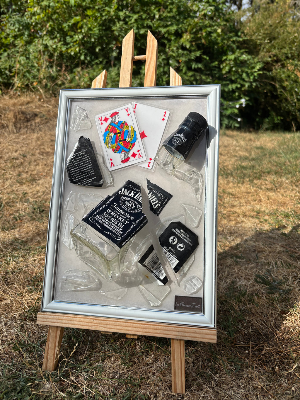 Tableau Jack Daniel’s - cartes fond blanc