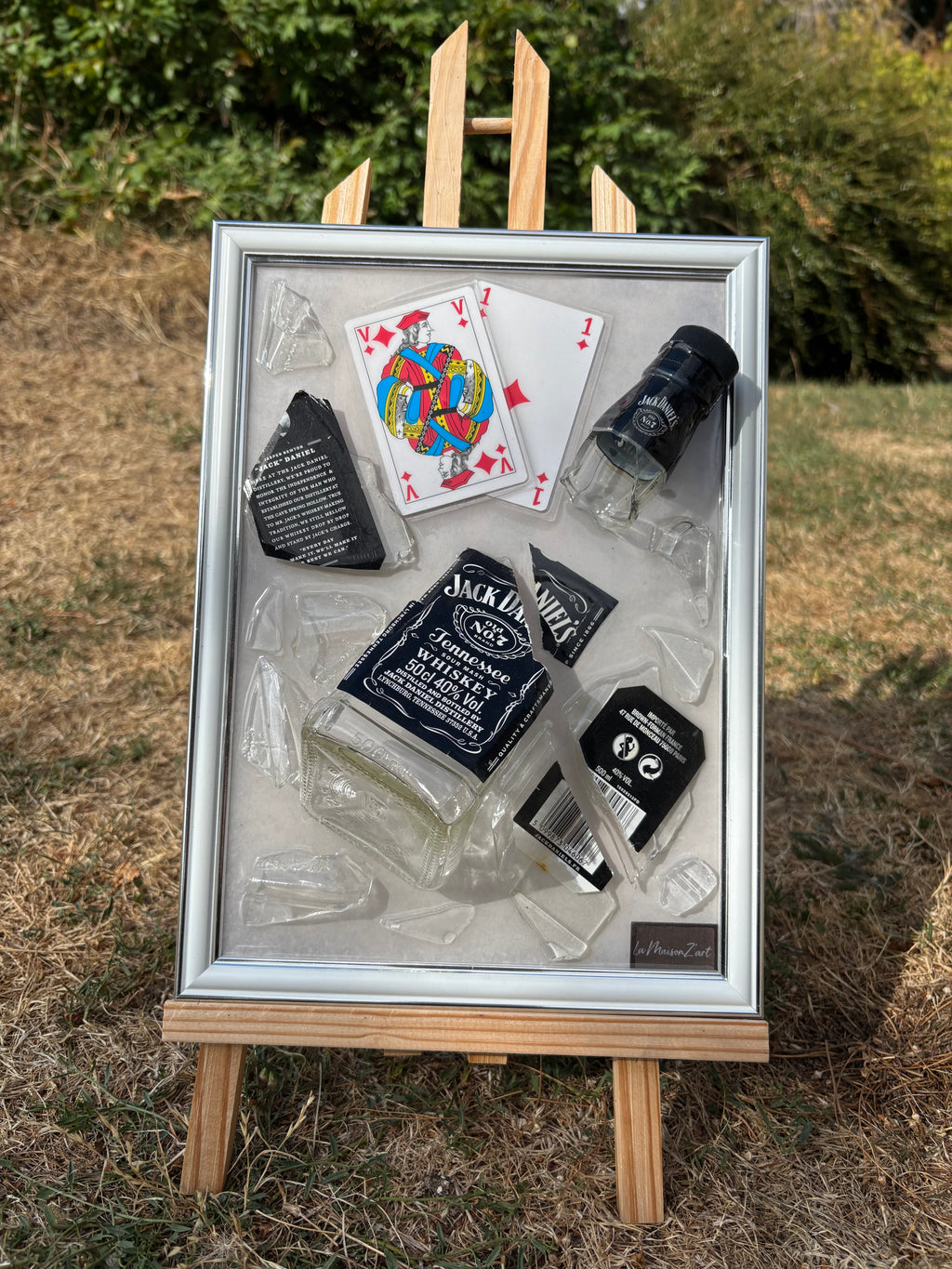 Tableau Jack Daniel’s - cartes fond blanc