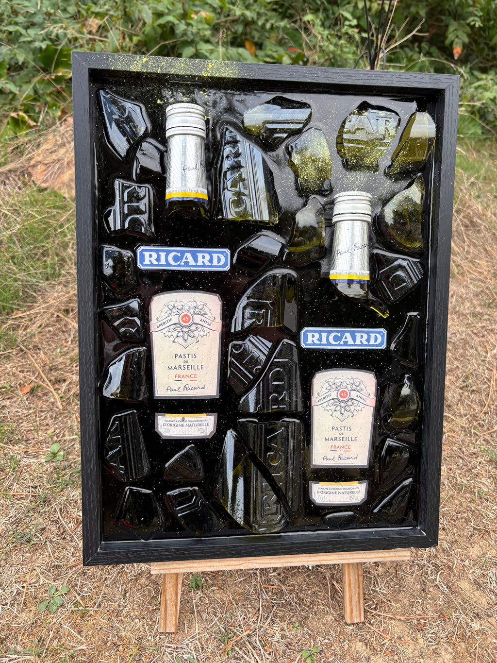 Tableau Ricard – Double bouteille – 40 × 30 cm