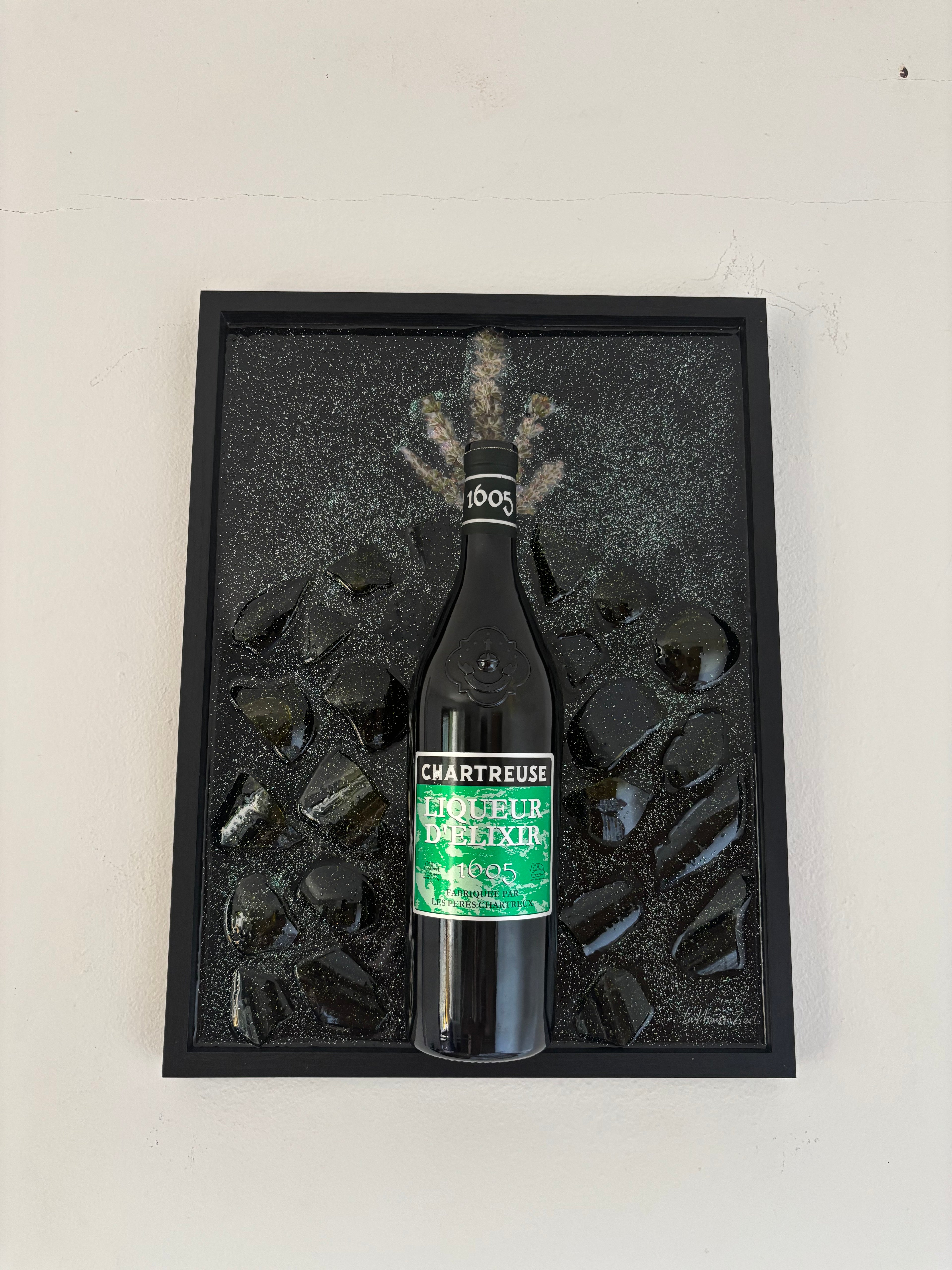 Cadre chartreuse Elixir 1605- Pièce unique
