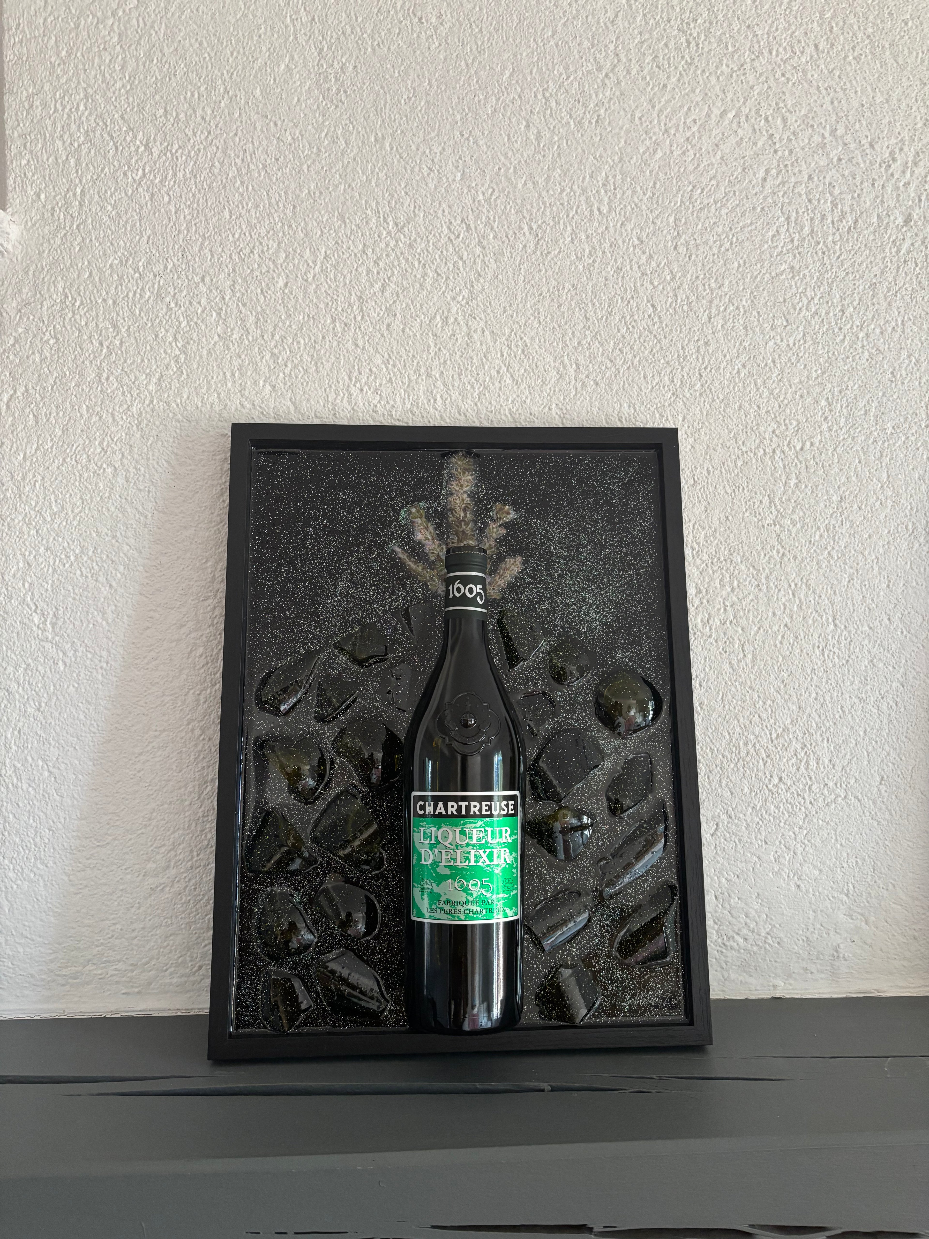 Cadre chartreuse Elixir 1605- Pièce unique